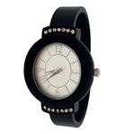 Load image into Gallery viewer, 6 Cuff Bangles Solid Color and Rhinestones Watch
