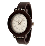 Load image into Gallery viewer, 6 Cuff Bangles Solid Color and Rhinestones Watch