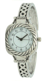 Load image into Gallery viewer, 6 Square Face Cuff Bangle Watch