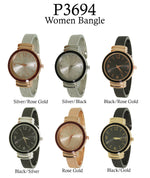 Load image into Gallery viewer, 6 Women's Two Tone Bangles