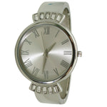 Load image into Gallery viewer, 6 Rhinestones Bold Cuff Bangle Watch
