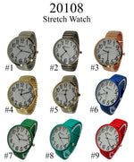 Load image into Gallery viewer, 6 Large Face Stretch Watch