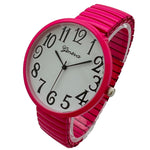Load image into Gallery viewer, 6 Large Face Stretch Watch