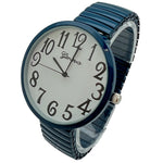 Load image into Gallery viewer, 6 Large Face Stretch Watch