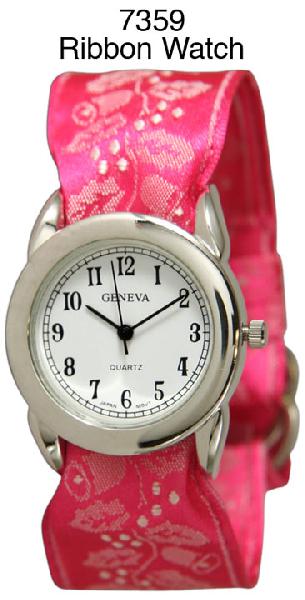 Ribbon watch best sale for girls