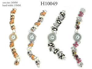 6 Animal Charm Bracelet Watches