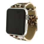 Load image into Gallery viewer, 6 Printed Animal Print Faux Leather Buckle Apple Watch Band
