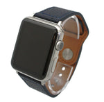 Load image into Gallery viewer, 6 Faux Leather Snap Apple Watch Band
