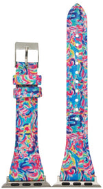 Load image into Gallery viewer, 6 Skinny Printed Buckle Apple Watch Band
