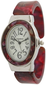Load image into Gallery viewer, 6 Narmi Women&#39;s Tortoise Cuff Watches
