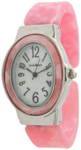 6 Narmi Women's Tortoise Cuff Watches