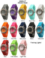 Load image into Gallery viewer, 6 Geneva Silicone Band Watches
