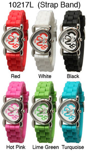 6 Geneva Ceramic Silicone Style Watches