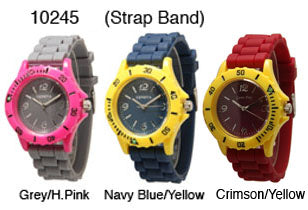 6 Narmi Silicone Strap Band Watches