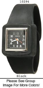 Load image into Gallery viewer, 6 Geneva Silicone Slap on Watches
