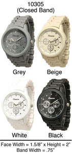 6 Geneva Ceramic Closed Band Watches