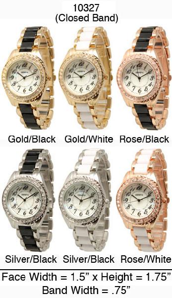 6 Women's Closed Band Watches
