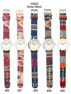 6 Geneva Tribal Band Watches