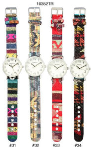 6 Geneva Tribal Band Watches