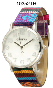 6 Geneva Tribal Band Watches