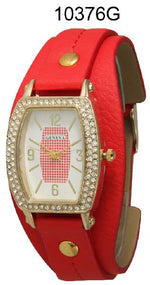 Load image into Gallery viewer, 6 Geneva Strap Band Watches
