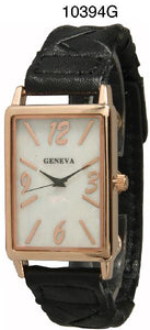6 Geneva Snap Band Watches