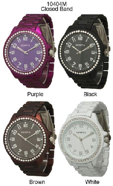 6 Geneva Closed Band Watches