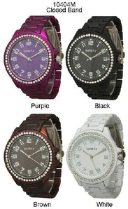 6 Geneva Closed Band Watches