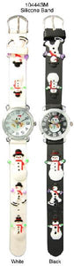 6 Silicone Band Christmas Watches