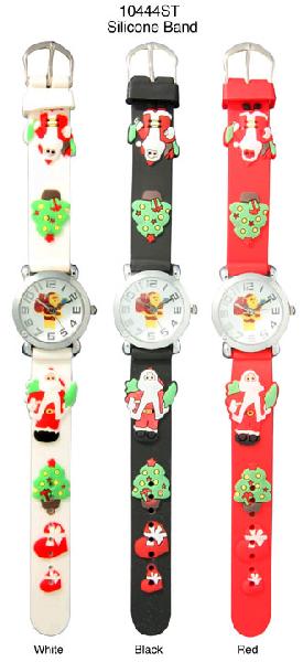 6 Silicone Band Christmas Watches