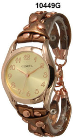 Load image into Gallery viewer, 6 Geneva Bracelet Watches
