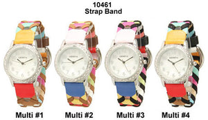 6 Geneva Strap Band Watches