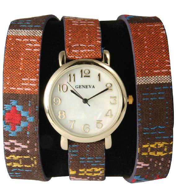 6 Geneva Strap Band Watches