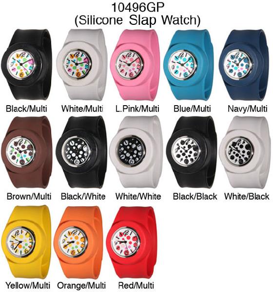 1pc Protable Nurse Slap Watch Fashion Silicone Band Quartz Girl Boy Kids  Multi Color Snap On Wrist Watch Unisex Quartz Relogio - AliExpress