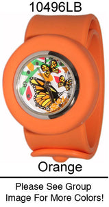 6 Silicone Slap Band Watches