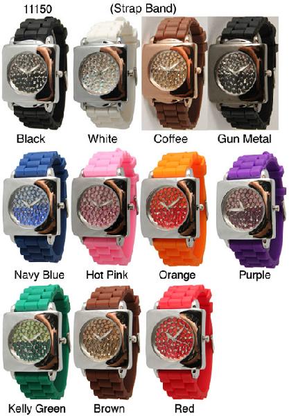 6 Narmi Silicone Strap Watches