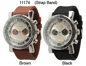 6 Silicone Strap Band Watches