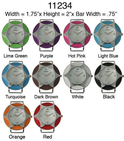 6 Solid Bar Watch Faces