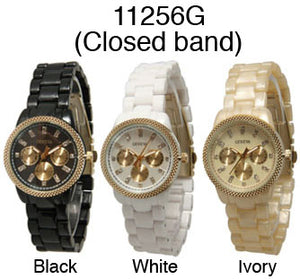 6 Geneva Closed Band Watches