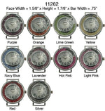Load image into Gallery viewer, 6 Solid Bar Watch Faces/w Floating Glitter
