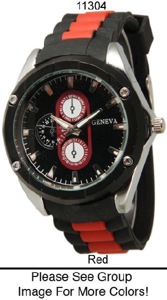 6 Geneva Strap Band Watches