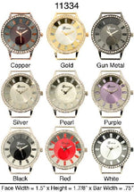 Load image into Gallery viewer, 6 Solid Bar Watch Faces /W Rhinestones
