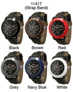 Load image into Gallery viewer, 6 Leather Strap Band Watches
