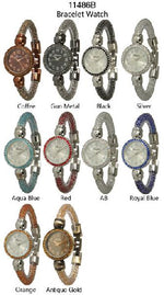 Load image into Gallery viewer, 6 Geneva Bracelet Watches
