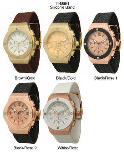 6 Geneva Strap Band Watches