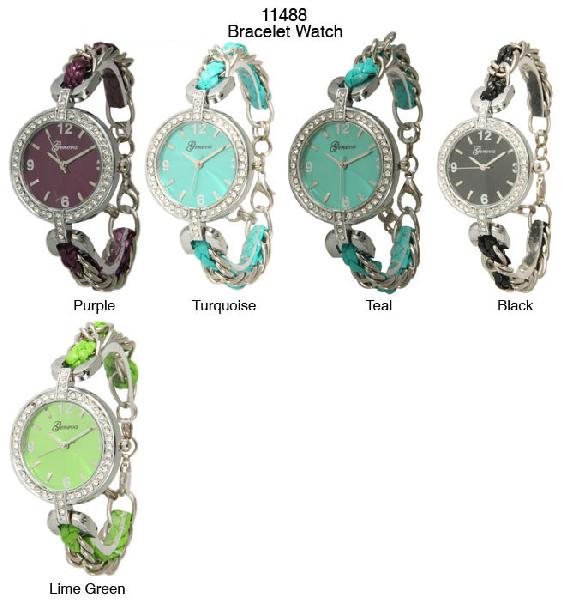 6 Geneva Bracelet Watches