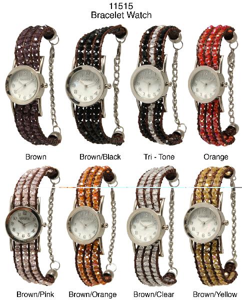 6 Geneva Bracelet Watches