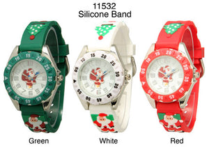 6 Children's Silicone Strap Band Watches