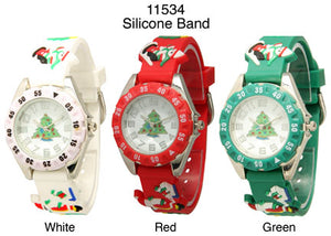 6 Children's Silicone Strap Band Watches