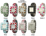 Load image into Gallery viewer, 6 Geneva Bracelet Style Watches
